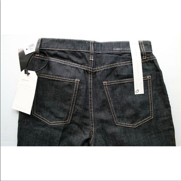 Current/Elliott The Vintage Cropped High Rise Slim Leg Jeans / Size 27 / Denuded - Picture 9 of 9